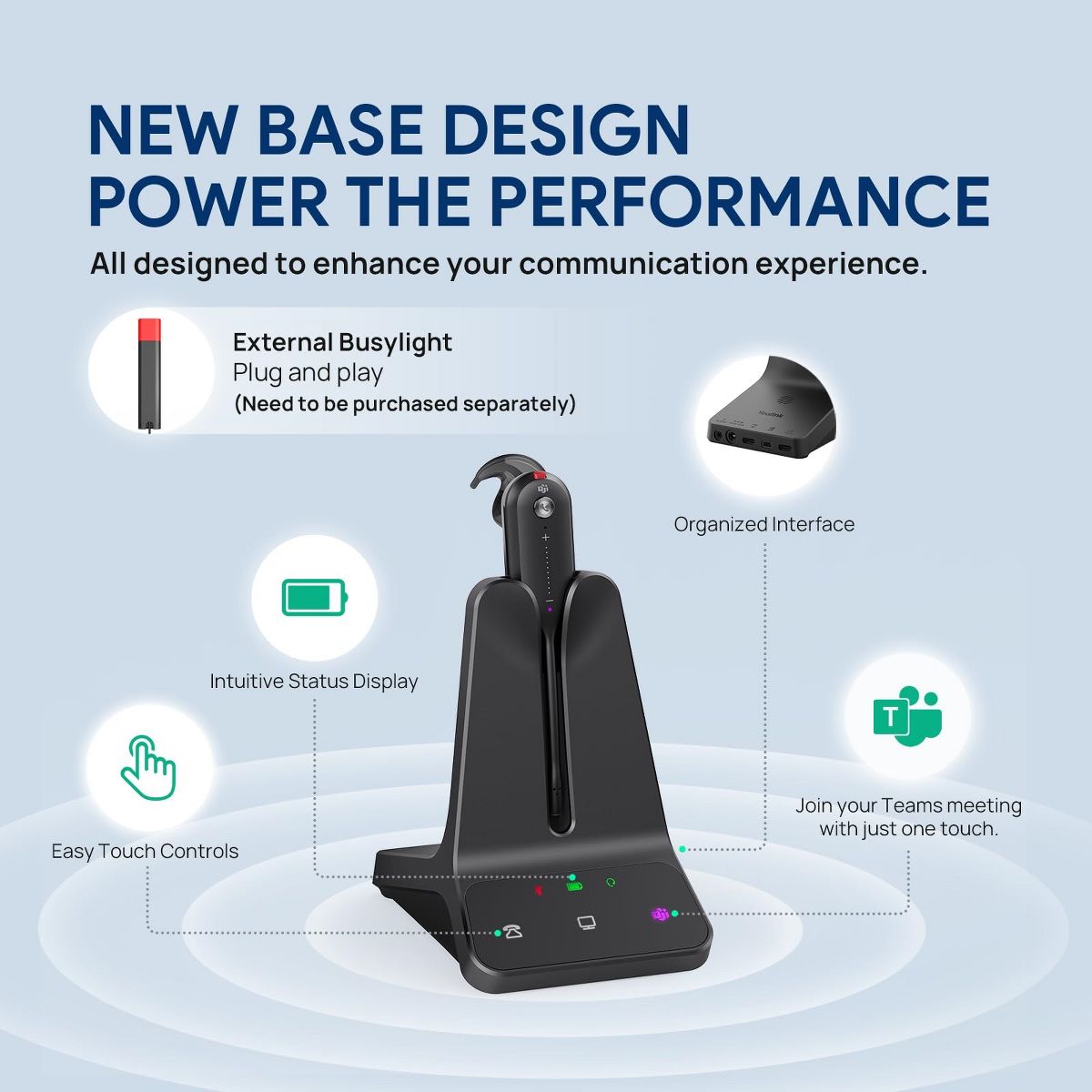 Yealink WH63 E2 Convertible DECT Wireless Headset - thumbnail 8