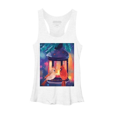 Women's Design By Humans Christmas in the Air By Mellodee Racerback Tank Top