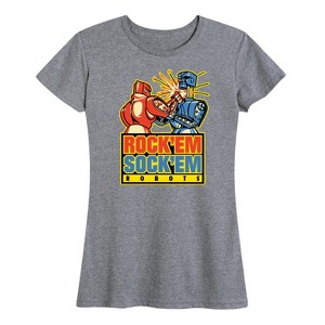Women's - Rock 'Em Sock 'Em Robots - Rock 'Em Sock 'Em Robots Short Sleeve Graphic T-Shirt - 1 of 4