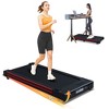 SEVOBAL Home Gyms Incline Walking 10 Degree Pad Treadmill, Portable Compact Under Desk, Suitable for Home Office, Upright Stand, Red, 49.6"*22.8"*5.5" - 2 of 4