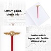 Yoobi Harry Potter Composition Books 7.5"x9.75" Wide Ruled with Pen Black House Pride, School Supplies - 4 of 4