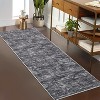 Machine Washable Modern Abstract Area Rug, Non-Slip Soft Velvet Low-Pile Carpet for Living Room, Bedroom, Dining Room, Pet-Friendly - 3 of 4