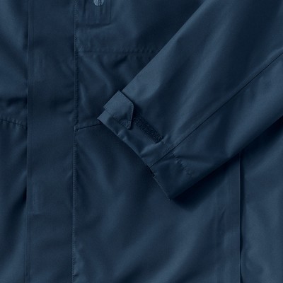 Lands' End Men's Squall Waterproof Packable Shell Rain Jacket - Medium - Radiant Navy — фото 4