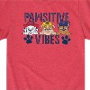 Boys' - Paw Patrol - Pawsitive Vibes Rubble Marshall Chase Short Sleeve Graphic T-Shirt - 2 of 4