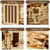 ROBOTIME 3D Wooden Puzzle for Adults-Mechanical Car Model Kits, Vehicle Building Kits, Beige, 8.82"*2.87"*3.94" - 2 of 4