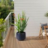 KTMBDW Ceramic Plant Pots with Drainage Holes, Flower Pots for Indoor Plant, Diameter 8.66/11.02/14.96 Inches Small Flower Planters Set of 3 - 2 of 4