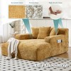 ModernLuxe Upholstered  Single Sofa Chaise Lounge Sofa Bed Sleeper Sofa Lazy Sofa Accent Chair Reading Couch with 3 Pillows, Chenille - 2 of 4