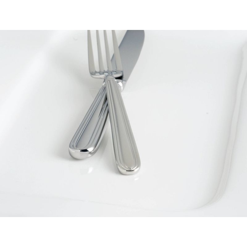 Fortessa Tableware Solutions 20pc Metropolitan Stainless Steel Flatware Set Silver, 3 of 6