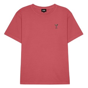 Dalix Mens Espresso Martini Midweight Garment Dye Tee - 1 of 4