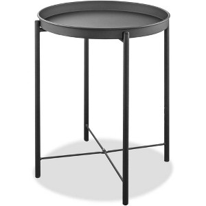 Whiteline Modern Living Drake Indoor/Outdoor Steel Side Table powder-coating finish - 1 of 1