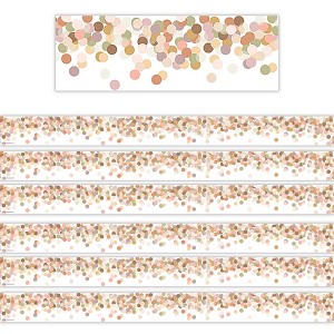 Teacher Created Resources® Calming Confetti Straight Border Trim, 35 Feet Per Pack, 6 Packs - 1 of 4