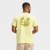 Houston White Men's Short Sleeve Crewneck T-Shirt - Yellow - 2 of 3