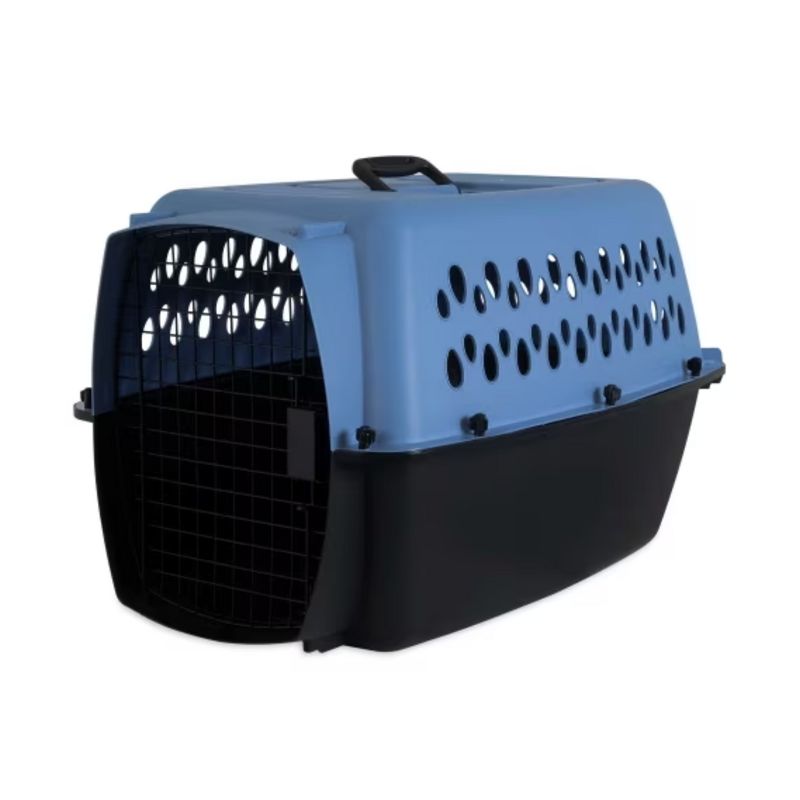 Aspen Pet Fashion Pet Porter Kennel Breeze Blue and Black- Up to 10lbs, 4 of 7