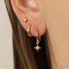 Freekiss 3 Pairs Gold Hoop Earrings Set: Dainty Stud Earrings Trendy Small 14K Gold Plated Hypoallergenic Dangle Cartilage - 4 of 4