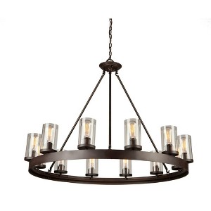 Artcraft Lighting Menlo Park 12 - Light Chandelier in  Oil Rubbed Bronze - 1 of 4