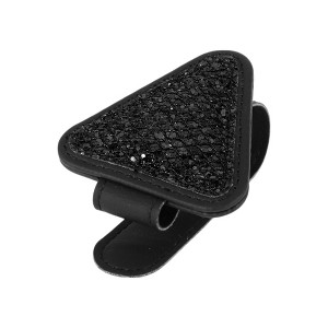 Unique Bargains Universal Car Sunglasses Clip with Magnetic PU Leather 3.15"x2.36" 1 Pc - 1 of 4