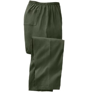 KingSize Men's Big & Tall Lightweight Jersey Open Bottom Sweatpants - 1 of 4