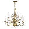 Livex Lighting Williamsburgh 12 - Light Chandelier in  Black - 2 of 2