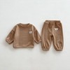MyKids-USA Infant Baby Bear Head Long-sleeved Combo Pants In Sets - 2 of 4