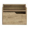 NicBex Floating Nightstand, Modern Night Stand Frame with Modern Dual-Tier Design, Wall Mounted Nightstand with Spacious Single Drawer - 3 of 4
