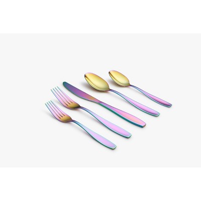 20pc January Rainbow Mirror Flatware Set - Cambridge Silversmiths