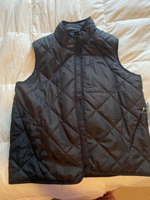 Men's Quilted Puffer Vest - All In Motion™ Black M : Target