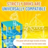 Strictly Briks Classic Stackable Baseplates, Building Bricks For Towers, Shades of Blue, 4 Base Plates & 30 Stackers, 6x6 Inches - 4 of 4