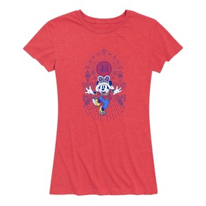 Women's - Disney - Happy New Year Mickey Short Sleeve Graphic T-Shirt - 1 of 4