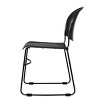 Hampden Furnishings 4pk Naomi Collection Ultra Compact Stack Chair Black - image 4 of 4