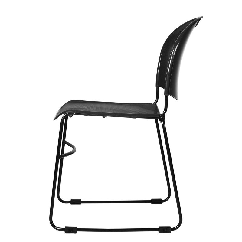 2pk Multi Purpose Ultra Compact Stack Chair Black - Hampden Furnishings, 2 of 9