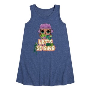 - LOL Surprise! - Lets Be Kind Plants Graphic Sleeveless Aline Dress - 1 of 4