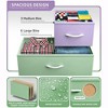 Sorbus Dresser with 9 Drawers - Furniture Storage Chest Tower Unit for Bedroom, Closet, etc - Steel Frame, Wood Top, Fabric Bins - 4 of 4