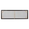 Canvas Geode Handmade Foiled and Brushstrokes Framed Wall Art with Gold Frame Gold - Olivia & May: Modern Style, Horizontal Orientation - 3 of 4