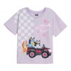 Bluey Girls T-Shirt and French Terry Shorts Outfit Set Toddler Sizes (2T - 10-12) - 4 of 4