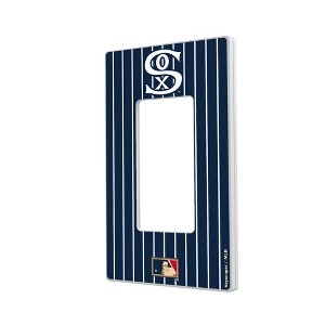 MLB Cooperstown Central Teams Pinstripe Hidden-Screw Light Switch Plate for Single Rocker - 1 of 4