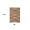 Tan And Red Jute Geometric Flatweave Handmade Area Rug - 3 of 4