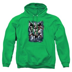 Jla The Coming Storm Adult Pull-Over Hoodie - 1 of 4