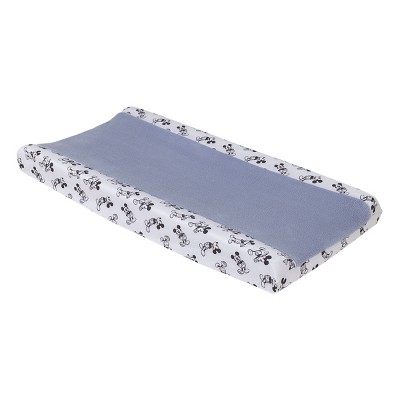 Disney Mickey Mouse - Timeless Mickey Super Soft Baby Blue Changing Pad ...