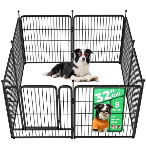FXW Rollick Dog Playpen for Indoor, Yard, RV Camping, Panels for Puppy and Small Dogs│Patented - 1 of 4