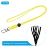 Unique Bargains Braided Wrist Polyester Wallets ID Card Lanyard with Hook 3 Pcs - 3 of 4