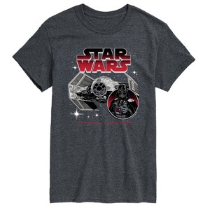 Men's - Star Wars - Tie Advanced Darth Vader Short Sleeve Graphic T-Shirt - 1 of 4
