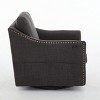 CAVINAS Fabric Swivel Accent Chair with USB and Magazine Book for Living Room and Hotel Bed Room - 4 of 4