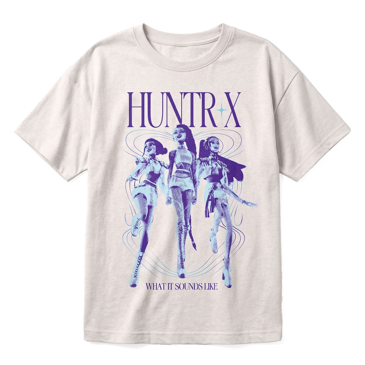 Футболка KPop Demon Hunters What It Sounds Like and Hunter's Mantra T Shirt - Multi-Color для девочек — фото 6