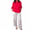 Women's Wo's Slub Snap Front Long Sleeve Shirt - PAPARAZZI - 3 of 3