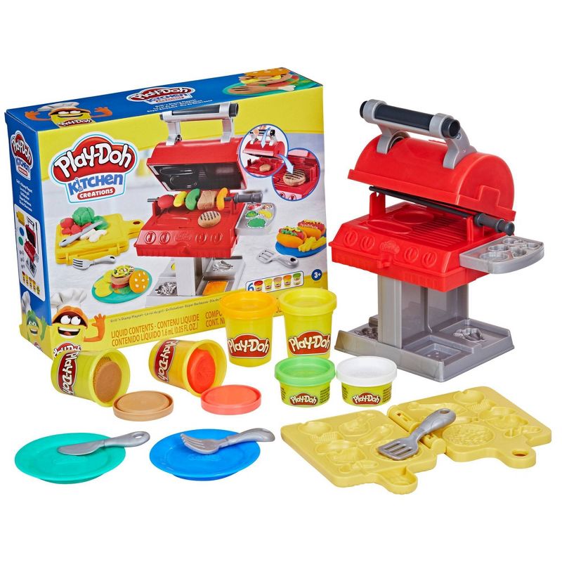 Play-Doh Kitchen Creations Grill &#39;n Stamp Playset, 5 of 14