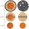 Big Dot of Happiness Nothin' but Net - Basketball - Baby Shower or Birthday Party Giant Circle Confetti - Party Decorations - Large Confetti 27 Count - 2 of 4