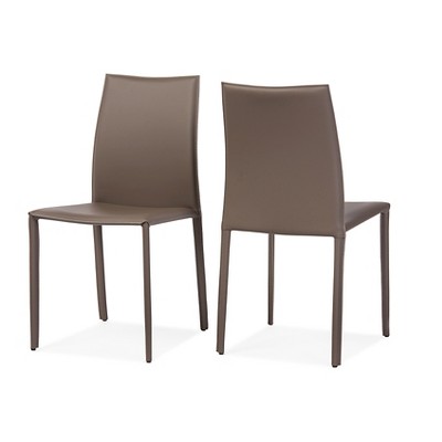 target leather dining chair