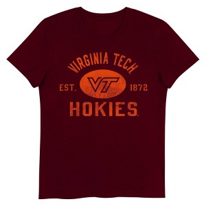 NCAA Virginia Techs Hokies Girls' Crew Neck T-Shirt - 1 of 1