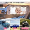 Car Sun Visor Vanity Mirror ¨C Black, Rechargeable LED with 3 Light Modes, 60 LEDs, Dimmable Touch Control for Car/Truck/SUV - 4 of 4