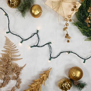 Northlight LED Wide Angle Christmas Lights - Warm White - 75.75' Green Wire - 300ct - 1 of 4